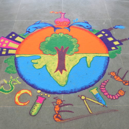 RANGOLI IN SCIENCE EXHIBITION